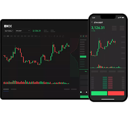 OKE交易所APP页面展示